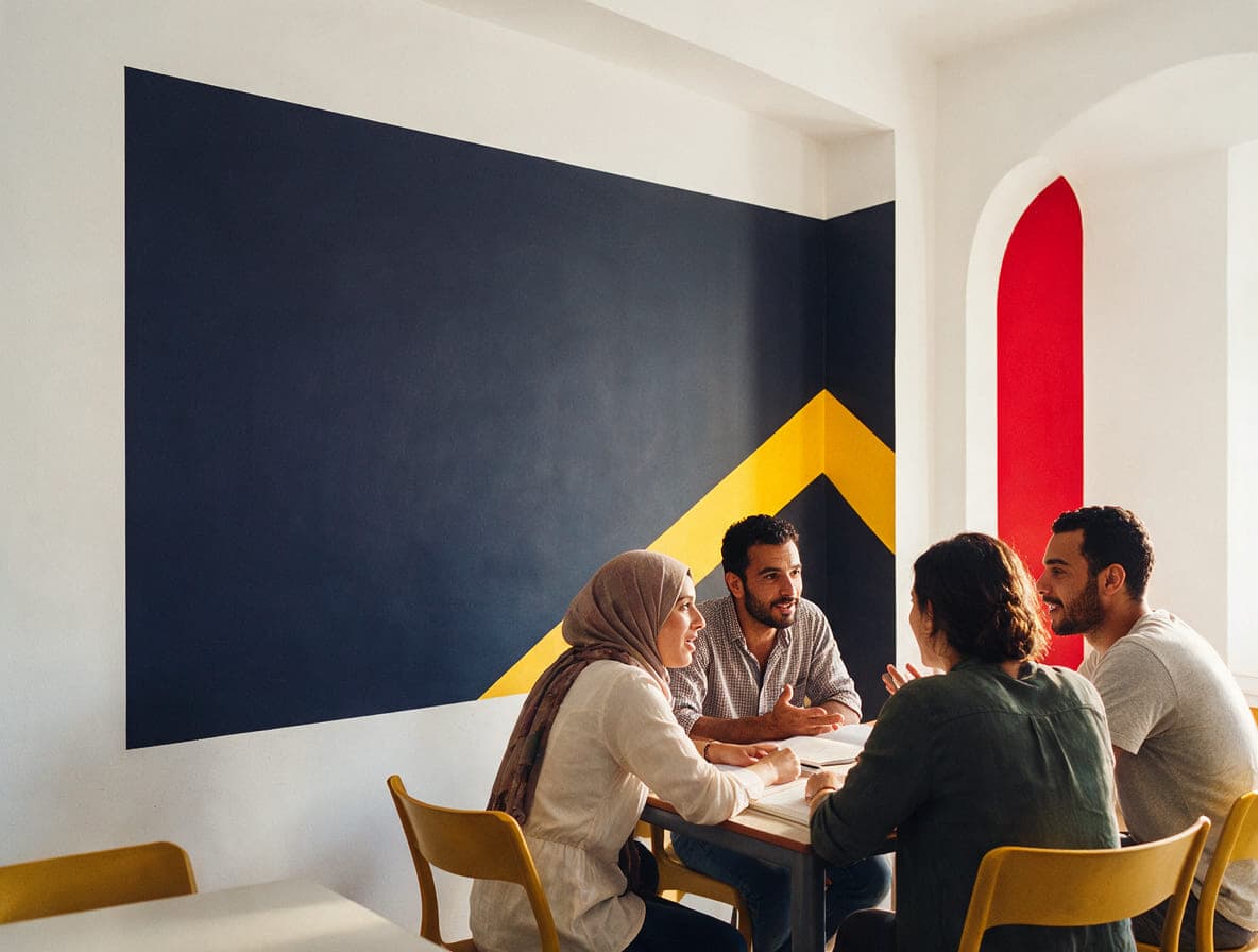 Salle de cours d'italien au centre ISAT Language
